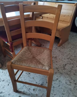 TAVOLO SEDIE E PANCA