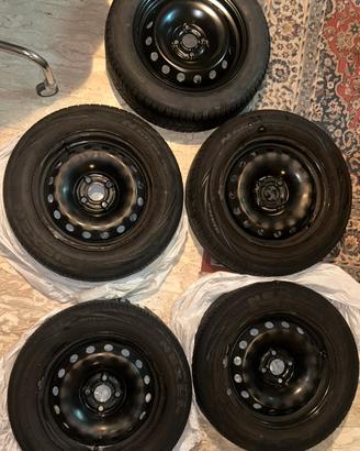4 RUOTE ESTIVE 185/65 R15 NEXEN + ROTINO NUOVO