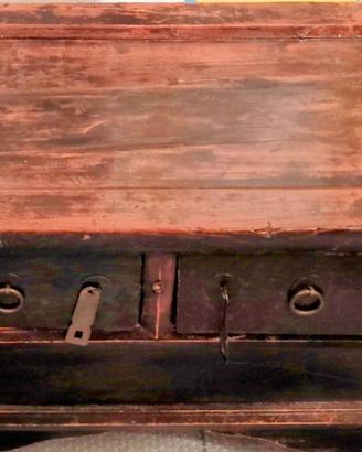 Tavolino etnico in legno di Olmo 