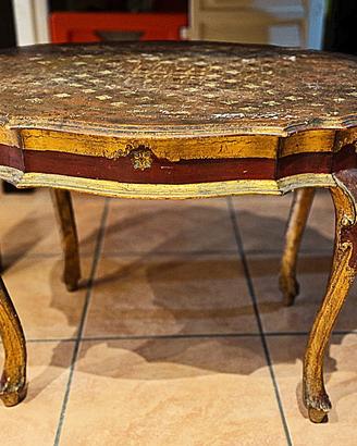 Tavolino Vintage Barocchetto Veneziano - Legno Lac