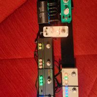 Pedaliera per chitarra.