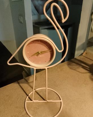 orologio a fenicottero 