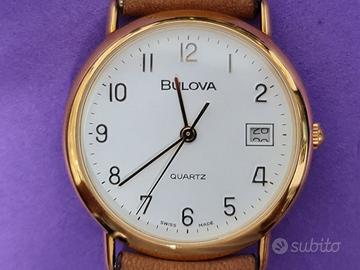 BULOVA VINTAGE ANNI 80 ORO NOS ORIGINALE NUOVO