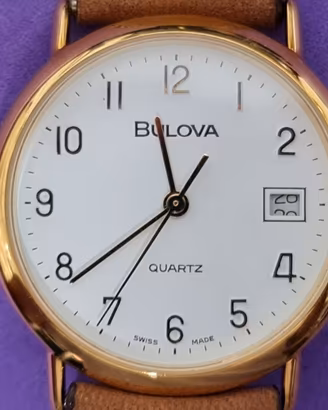 BULOVA VINTAGE ANNI 80 ORO NOS ORIGINALE NUOVO
