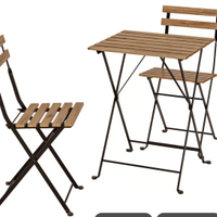 Due Tavoli da giardino o balcone con sedie