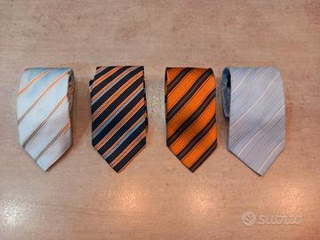 Cravatte, sartoria italiana, 100% seta.