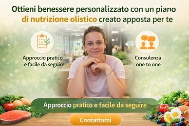 Coaching e consulenza nutrizionale 1:1 per benesse