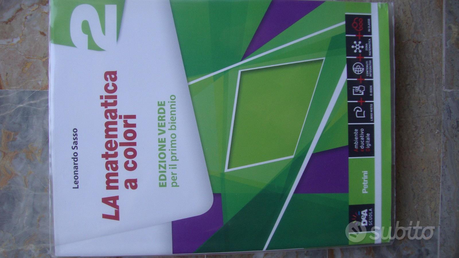 Colori Della Matematica Edizione Blu Volume 2 Esercizi Svolti La Matematica a colori 2 ISBN 9788849419184 - Libri e Riviste In