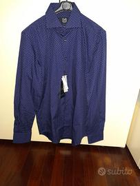 Camicia NUOVA blu Taglia 39 manica lunga