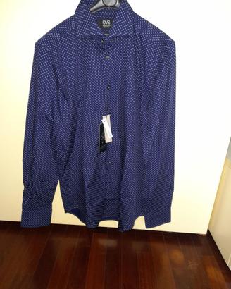Camicia NUOVA blu Taglia 39 manica lunga