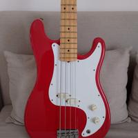 Fender Bullet Bass Deluxe B34 Red w/Ohsc