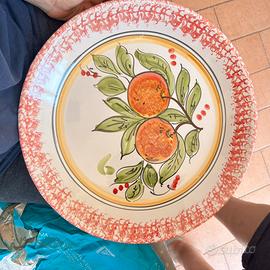 Vassoio ceramica siciliana nuovo