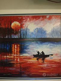 dipinto originale Afremov museale