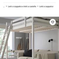 Letto ikea soppalco