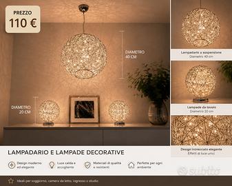 Set lampade decorative moderne
