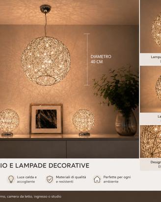 Set lampade decorative moderne