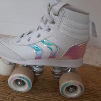 Pattini n. 31 + sacca roller rosa Oxelo