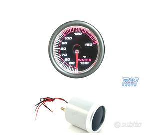 TERMOMETRO TEMPERATURA ACQUA SFONDO NERO ILLUMINAT