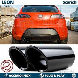TERMINALI Scarico per SEAT LEON 1P Finalini NERI