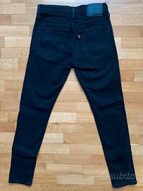 Jeans Uomo Levi’s Skinny Taper Nero 31W 30L