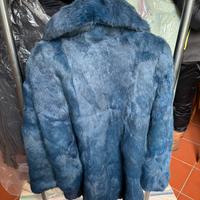 Pelliccia blu lapin