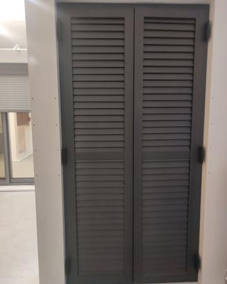 porta finestra + persiana in alluminio