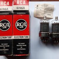 Coppia di valvole RCA 6146A NOS