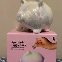 Salvadanaio maialino perlato
