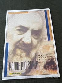 Folder Padre Pio Santo 2002