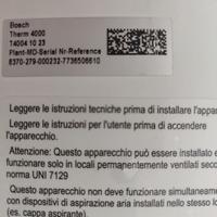 Scaldino a gas metano