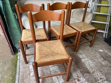 4 sedie legnio