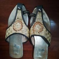 ciabatte infradito etniche egitto paillettes 