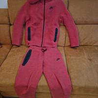 TUTA NIKE TECH SOLORE ROSSO - RAGAZZO