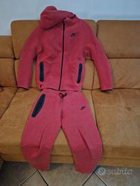 TUTA NIKE TECH SOLORE ROSSO - RAGAZZO