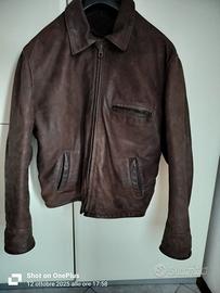 Giubbotto uomo in pelle nabuk