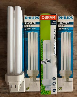 4 lampadine pl-c 4p