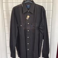 Camicia Henry Cotton’s nera tinta capo L nuova