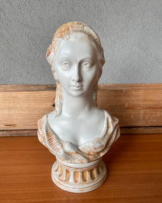 Scultura Busto femminile vintage ceramica Cucchi