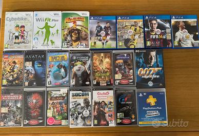 Giochi x playstation + wii
