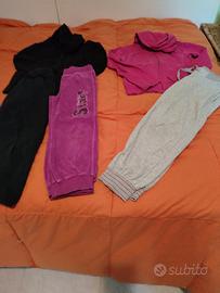 felpe, pantaloni,bimba, tg 5/6/7 anni 