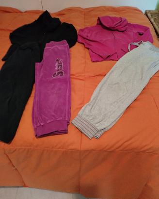 felpe, pantaloni,bimba, tg 5/6/7 anni 