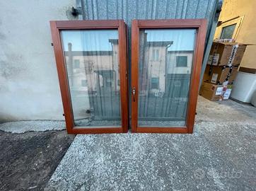 Finestra doppia in legno
