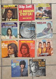 lotto vinili 45 giri Francia Svizzera