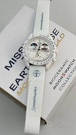 Omega X Swatch  Moonshine Gold