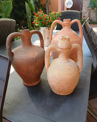 tre brocche  artigianali  vintage 30€ l' una.