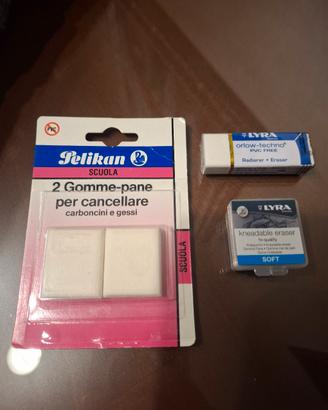 Set di gomme da cancellare