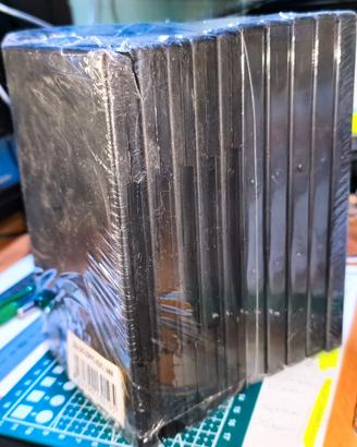 custodie per CD e DVD rettangolari 14mm
