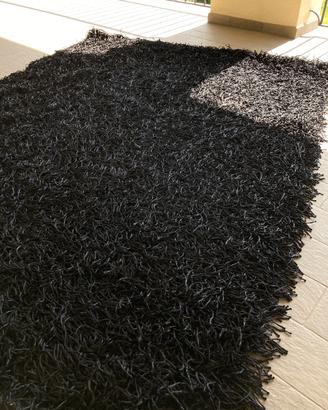 Tappeto shaggy nero  170x240 cm