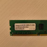 Samsung RAM 3rd 4GB 1600 MHz DD3