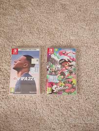 Fifa 22 è splatoon 2 Nintendo switch